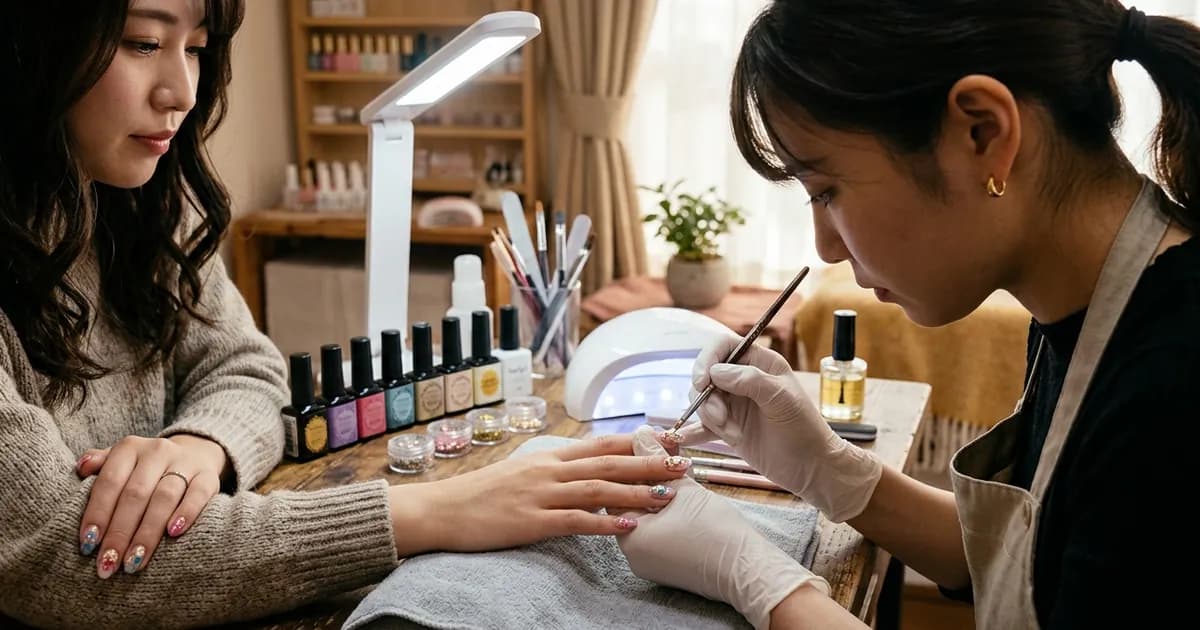 【ネイルの売上管理】──客単価と材料費のブラックボックスをスマホで可視化する方法