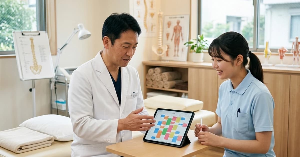 【人気スタッフに予約が偏る院の末路】──整体院の稼働率を均す予約枠の設計術