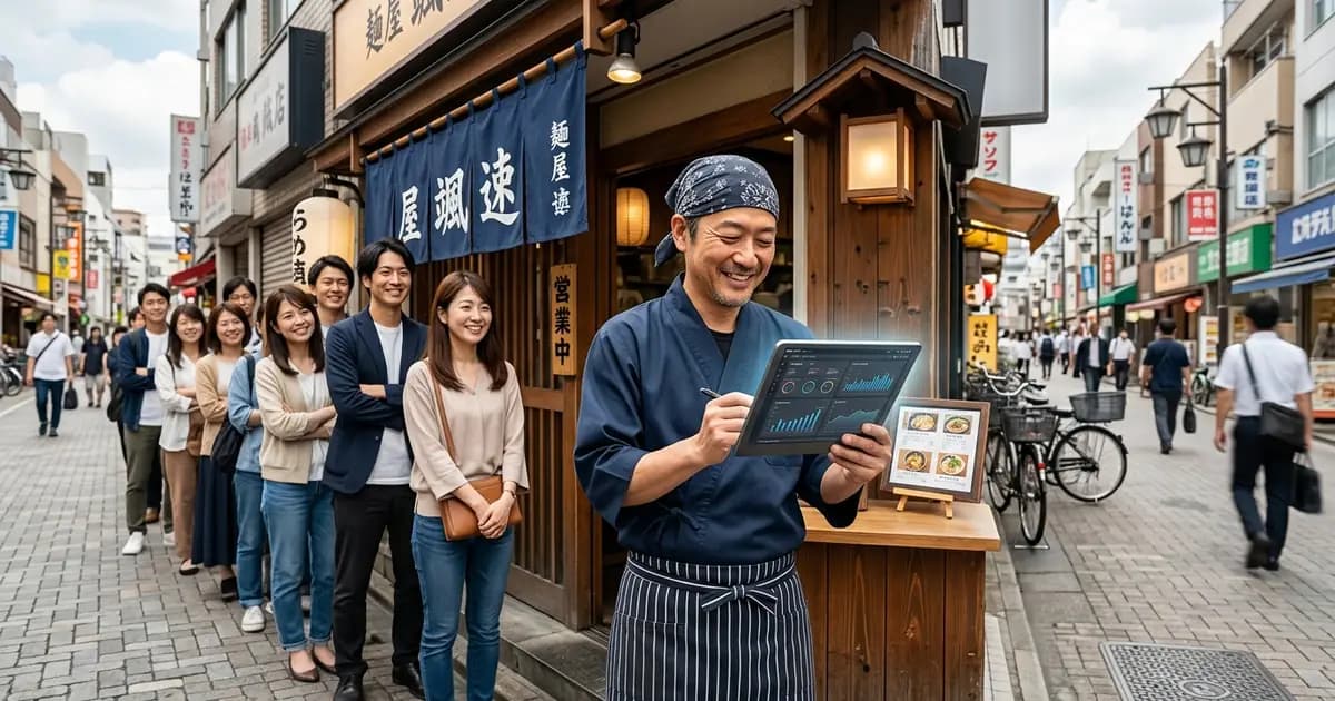 【行列は資産か負債か】──飲食店の順番待ちと売上を同時に管理するDXの始め方