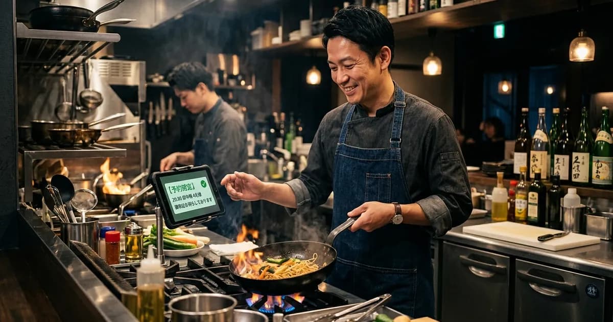 【電話が鳴り止まない夜】──飲食店のWeb予約フォーム導入で取りこぼしをゼロにする