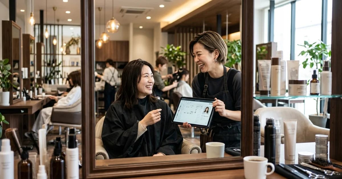 【紙カルテの限界】──サロンスタイリストの記憶力という危ういインフラを置き換える顧客管理アプリ
