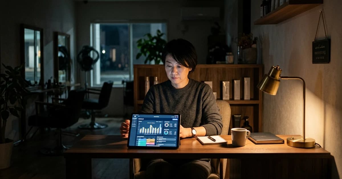 【美容室のDX】──アナログ管理から抜け出す最初の一手は予約と分析だけでいい