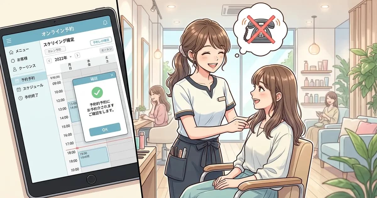 【電話からの解放】──施術中の電話対応を自動化する方法
