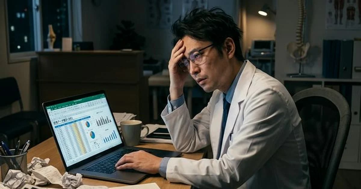 【Excel管理の地獄】──整骨院が手書きとスプレッドシートの売上管理から卒業する方法